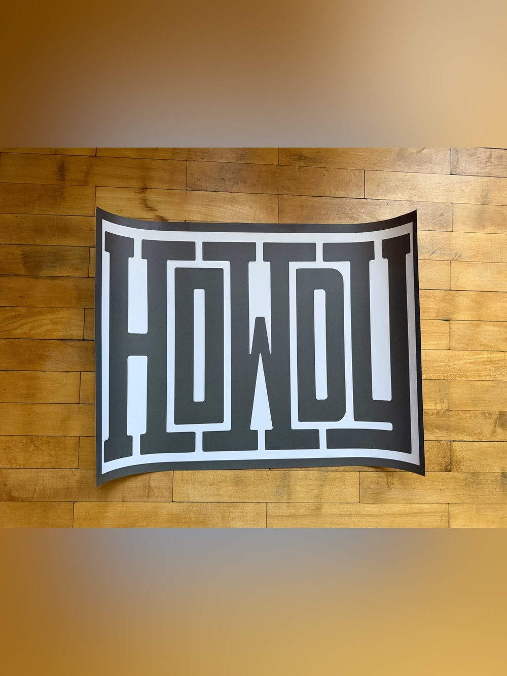 Howdy Sign